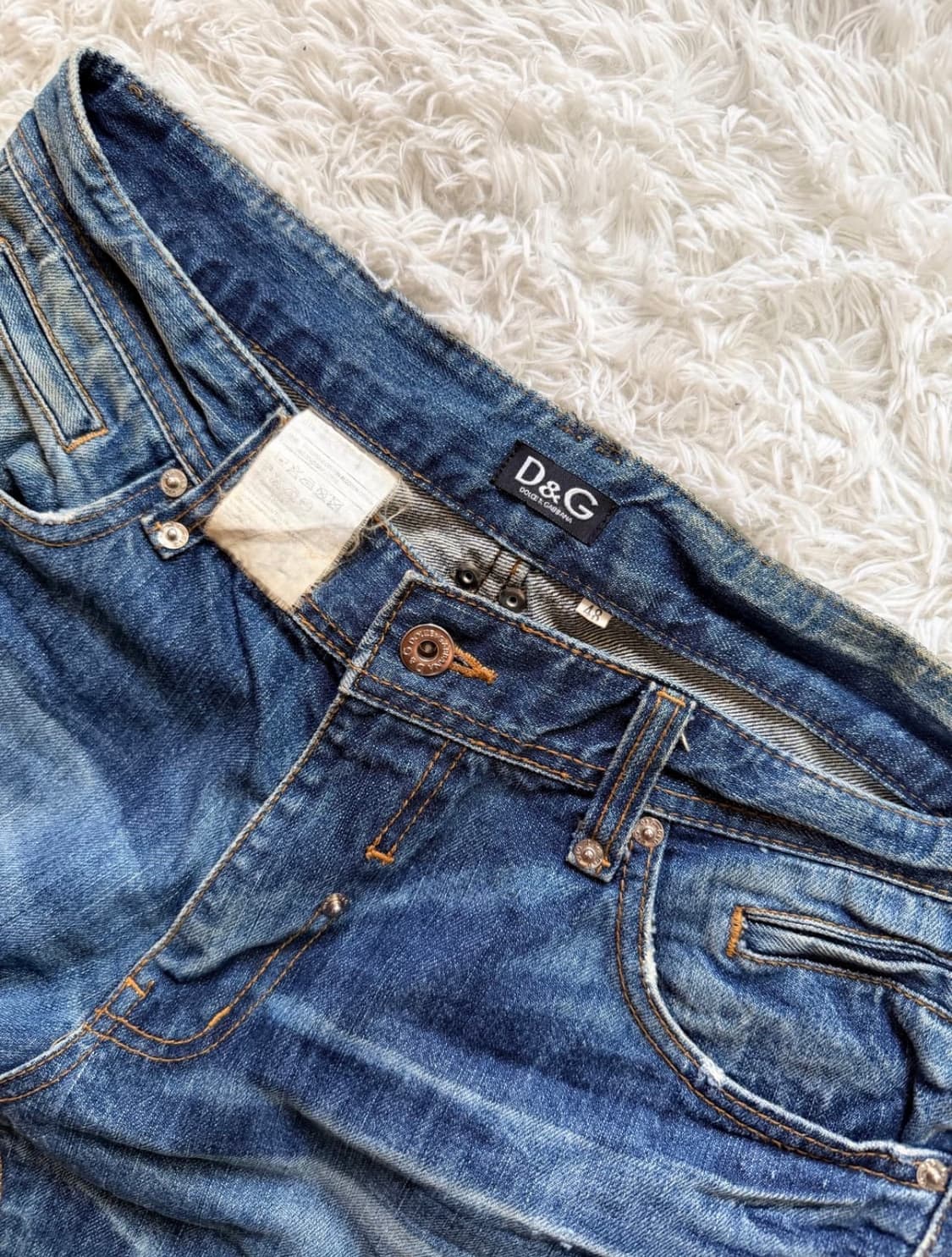 돌체앤가바나 (D&G) 빈티지 워싱 데님 팬츠 (Size 48)  상품이미지3