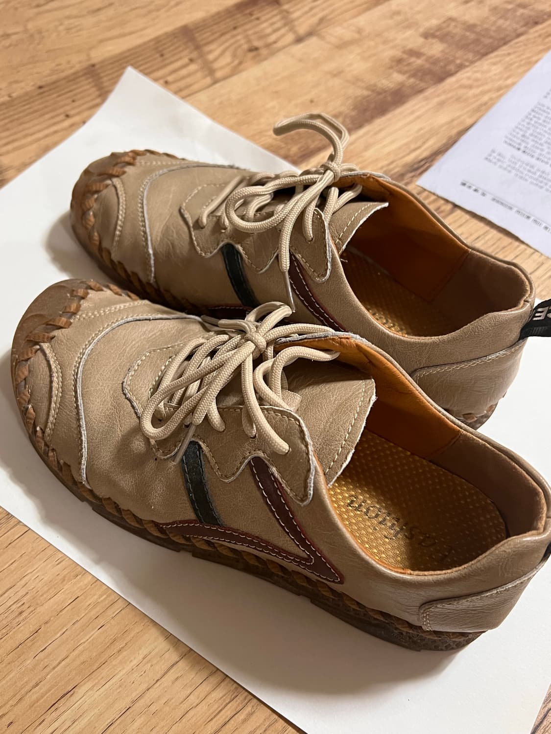 수제 빈티지 캐쥬얼 운동화 상품이미지2