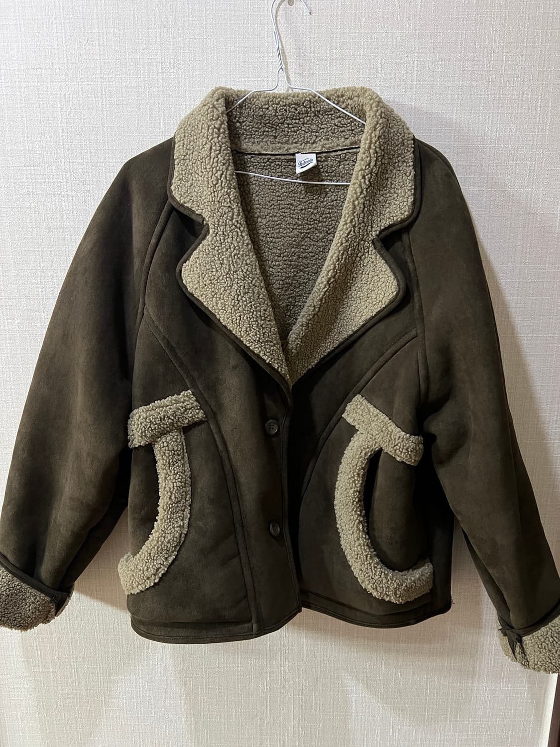 파르티멘토 우먼 스웨이드 무스탕 자켓(브라운) 상품이미지1