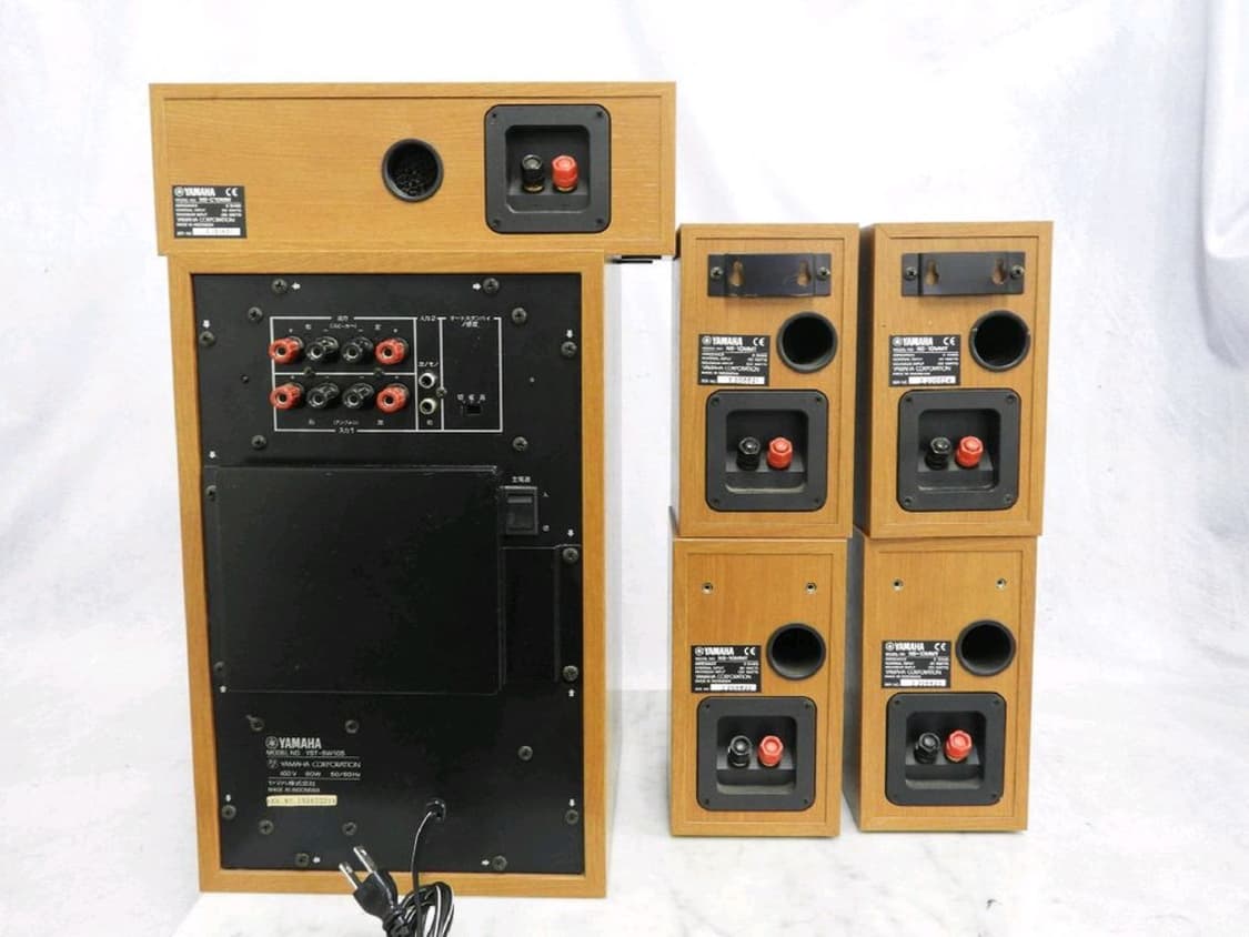 야마하 5.1ch 빈티지 홈시어터 스피커 세트 인테리어 레트로 앤틱 카페 상품이미지5