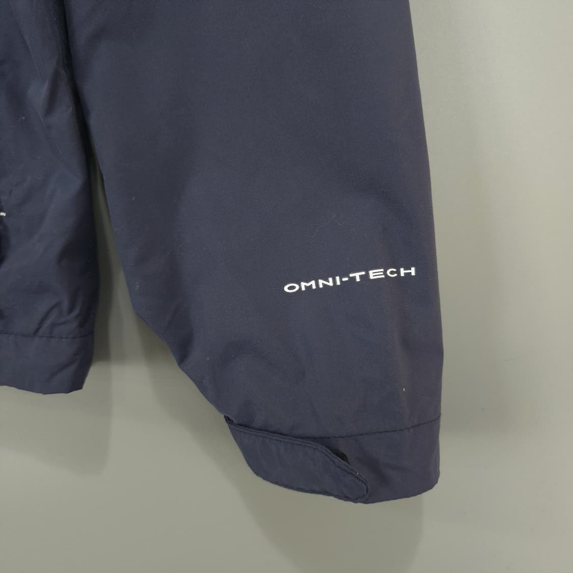 컬럼비아 Columbia 로고 자수 바람막이 자켓 네이비 M 상품이미지4