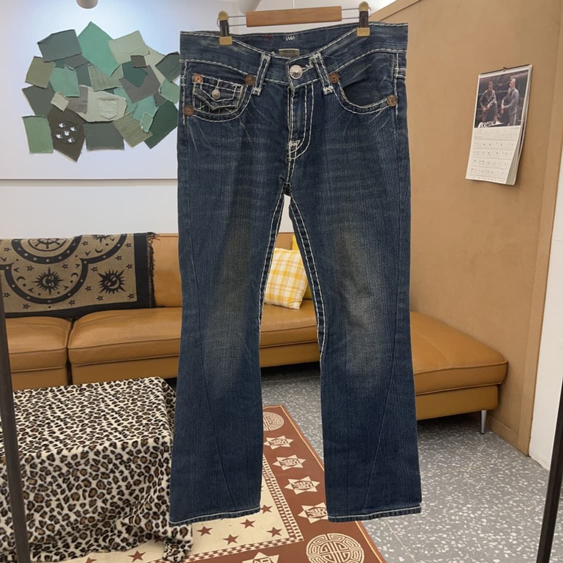 트루릴리젼 조이슈퍼티 세미 부츠컷 데님팬츠 30인치 C08794 상품이미지3