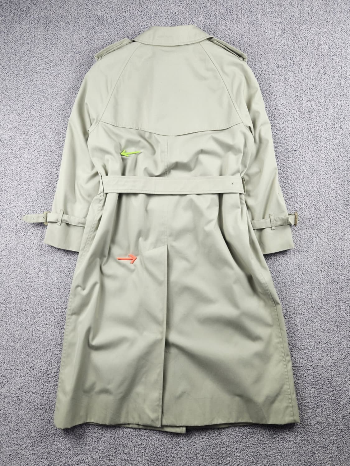 버버리 히든버튼 싱글 벨티드 트렌치 코트 ( 상세설명참조 )/ 10581 상품이미지9