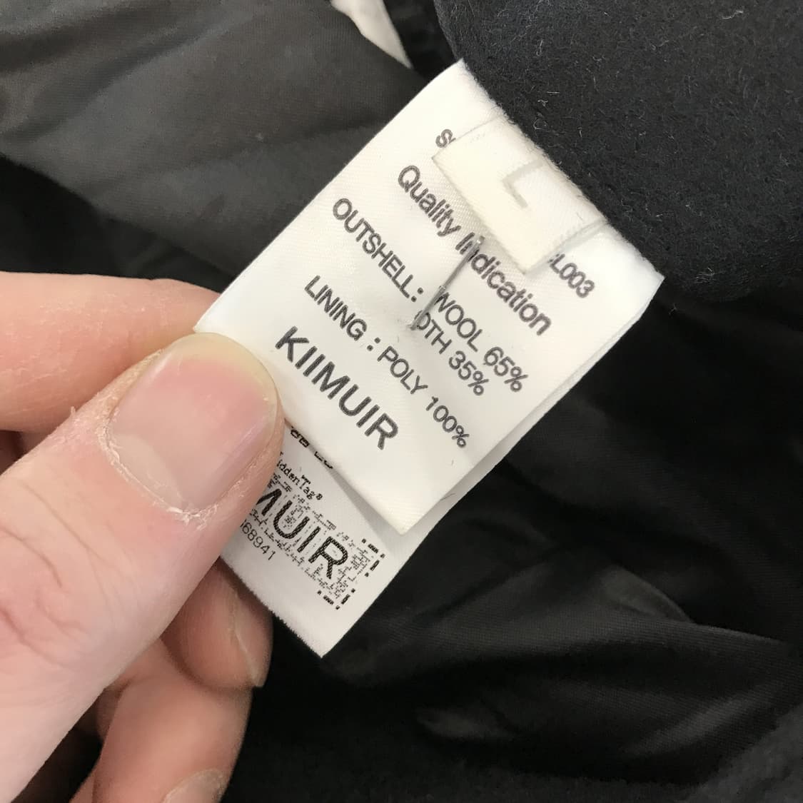 키뮤어 세미오버 울 발마칸코트 [L] 상품이미지5