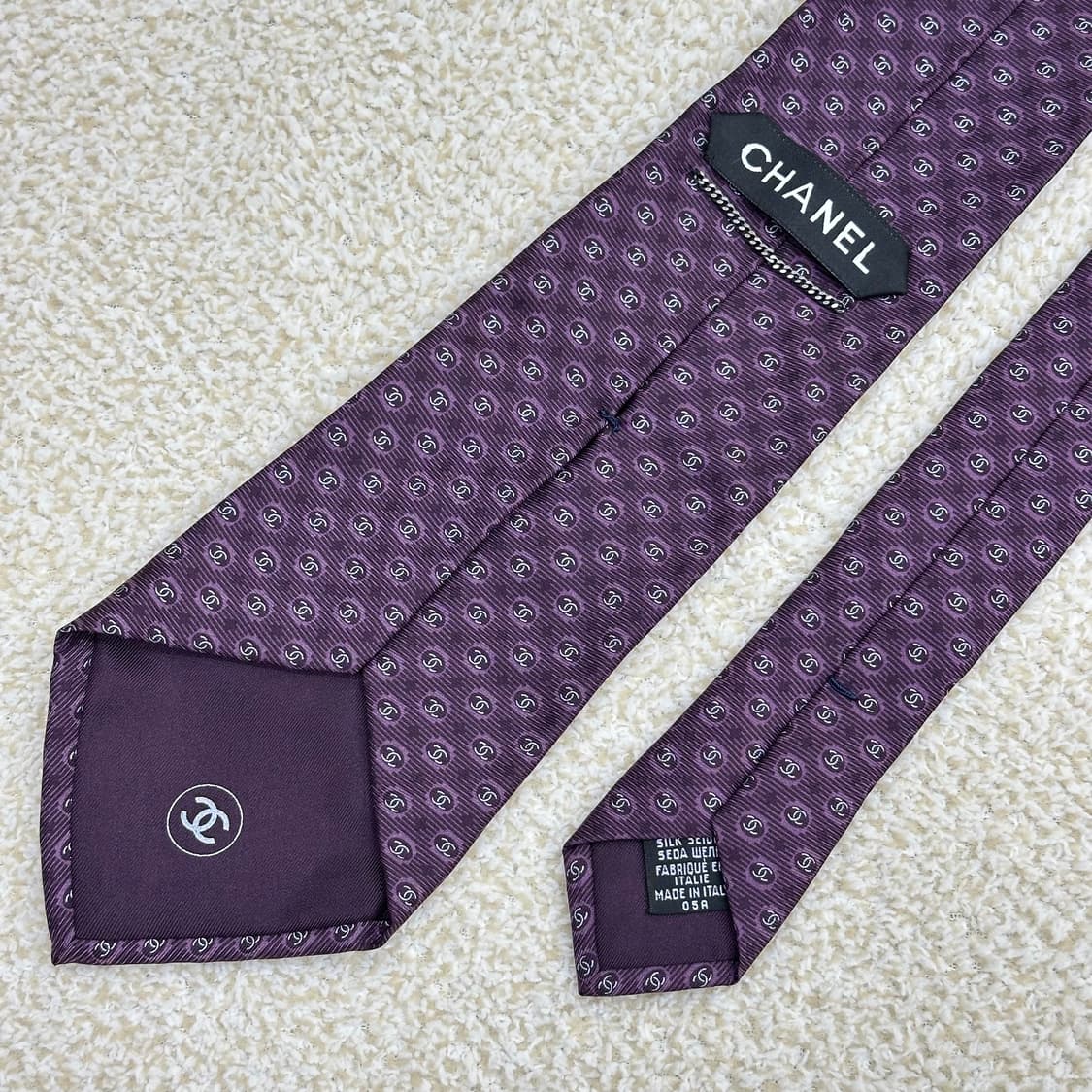 샤넬 실크 넥타이 상품이미지3