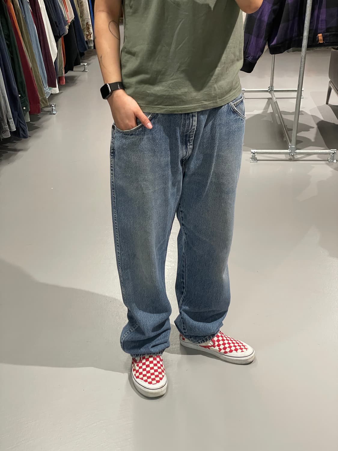랭글러 데님 팬츠   상품이미지1