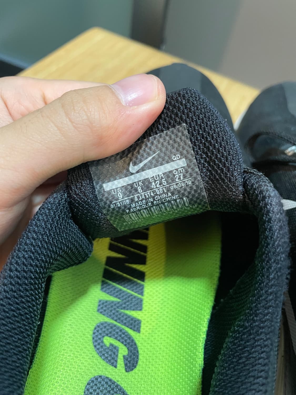 나이키 페가수스 35 터보 블랙 270 상품이미지3