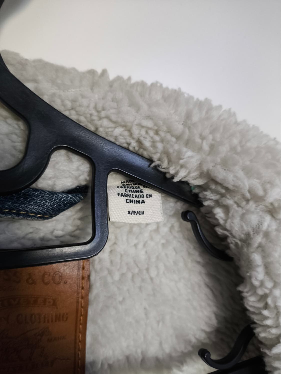 90 리바이스 양털 쉐르파 데님자켓 상품이미지7