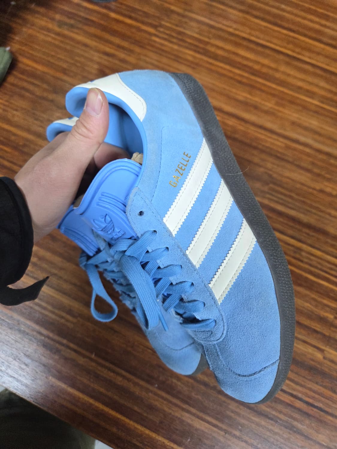 아디다스 가젤 스웨이드 스카이블루 270 상품이미지6