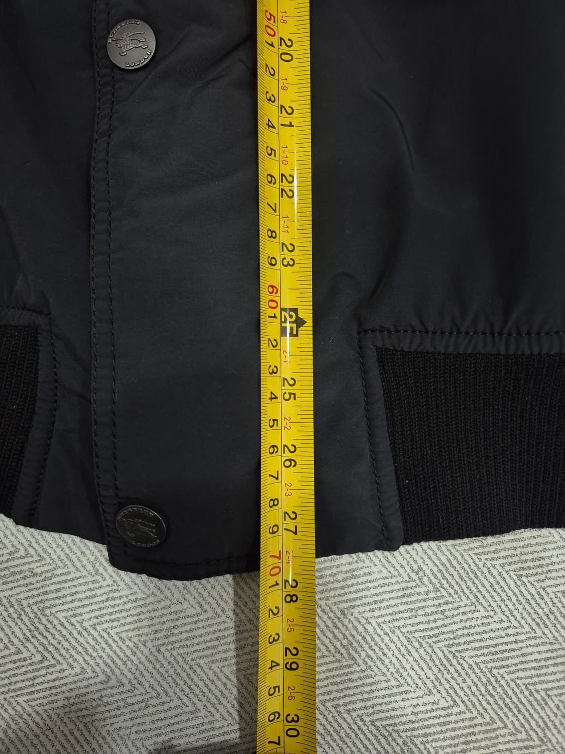 버버리 블랙 후드 MA-1 스타일 점퍼 남성 105사이즈 상품이미지10