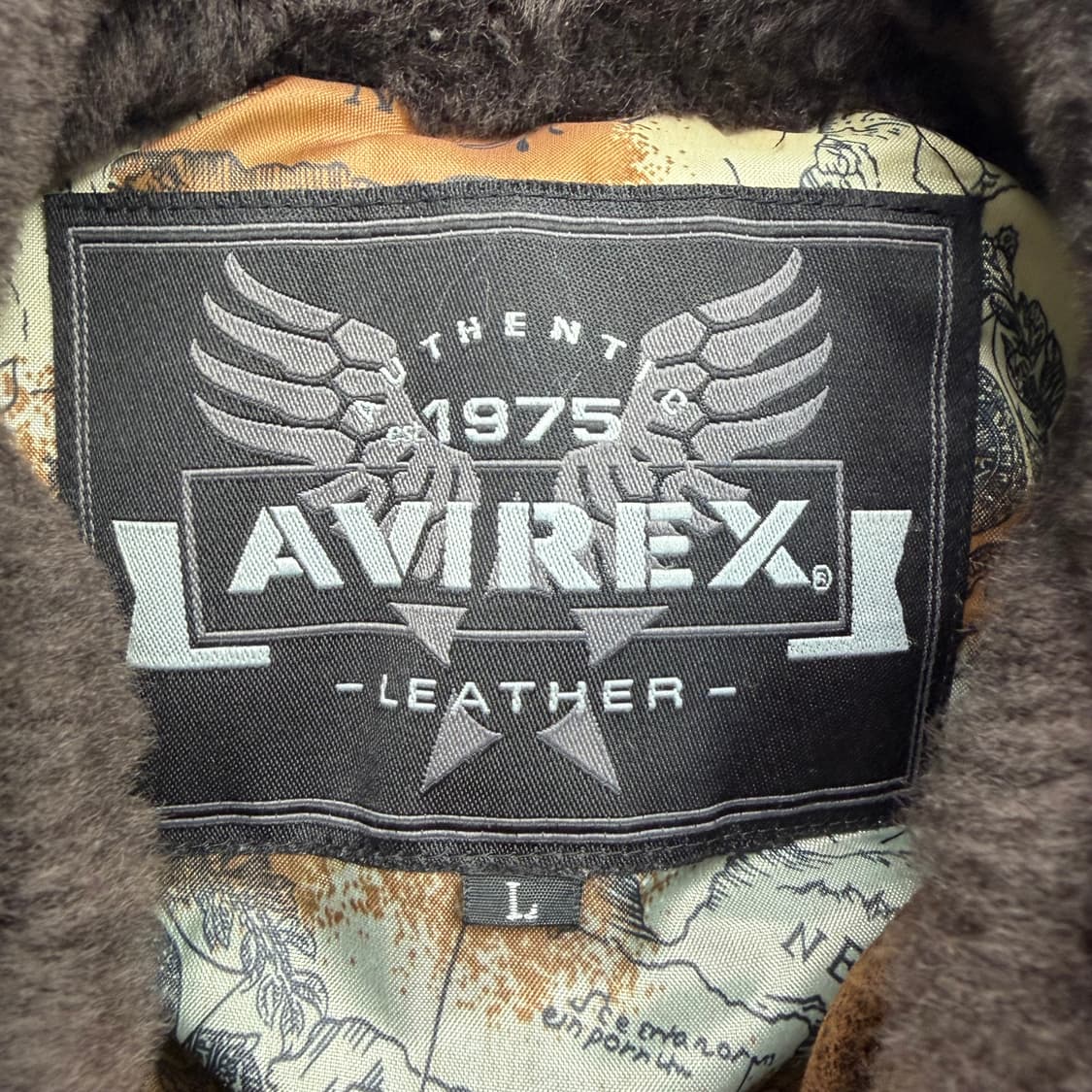 아비렉스 G-1 플라이트 레더 자켓 L 상품이미지7