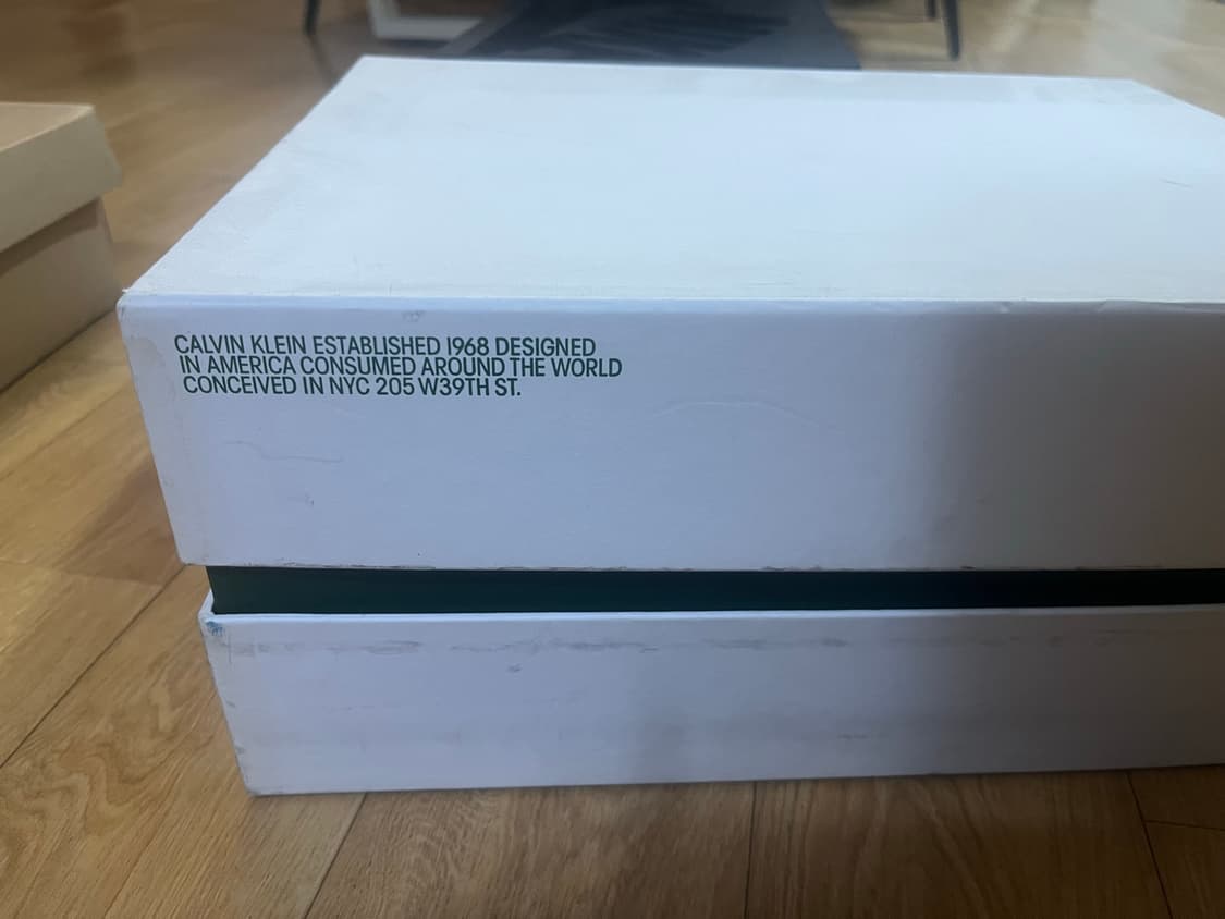 캘빈클라인 205W39NYC 스니커즈 그레이/블루/오렌지 상품이미지6