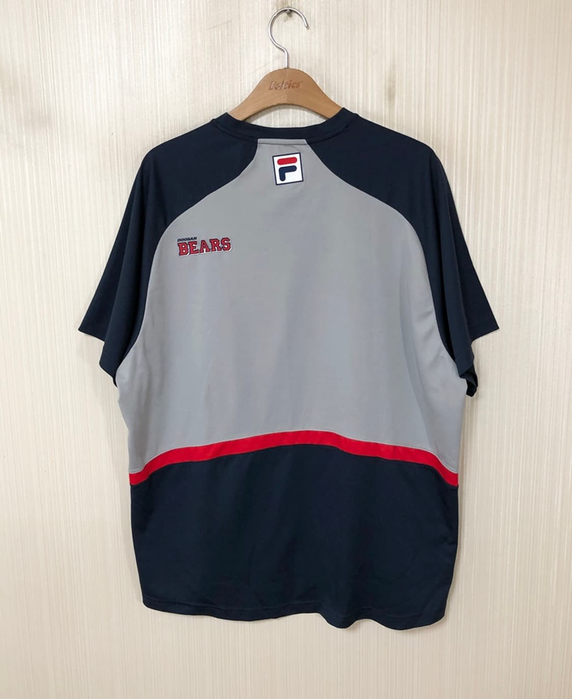 KBO 필라 두산베어스 선수지급실착 트레이닝셔츠 2XL 상품이미지8