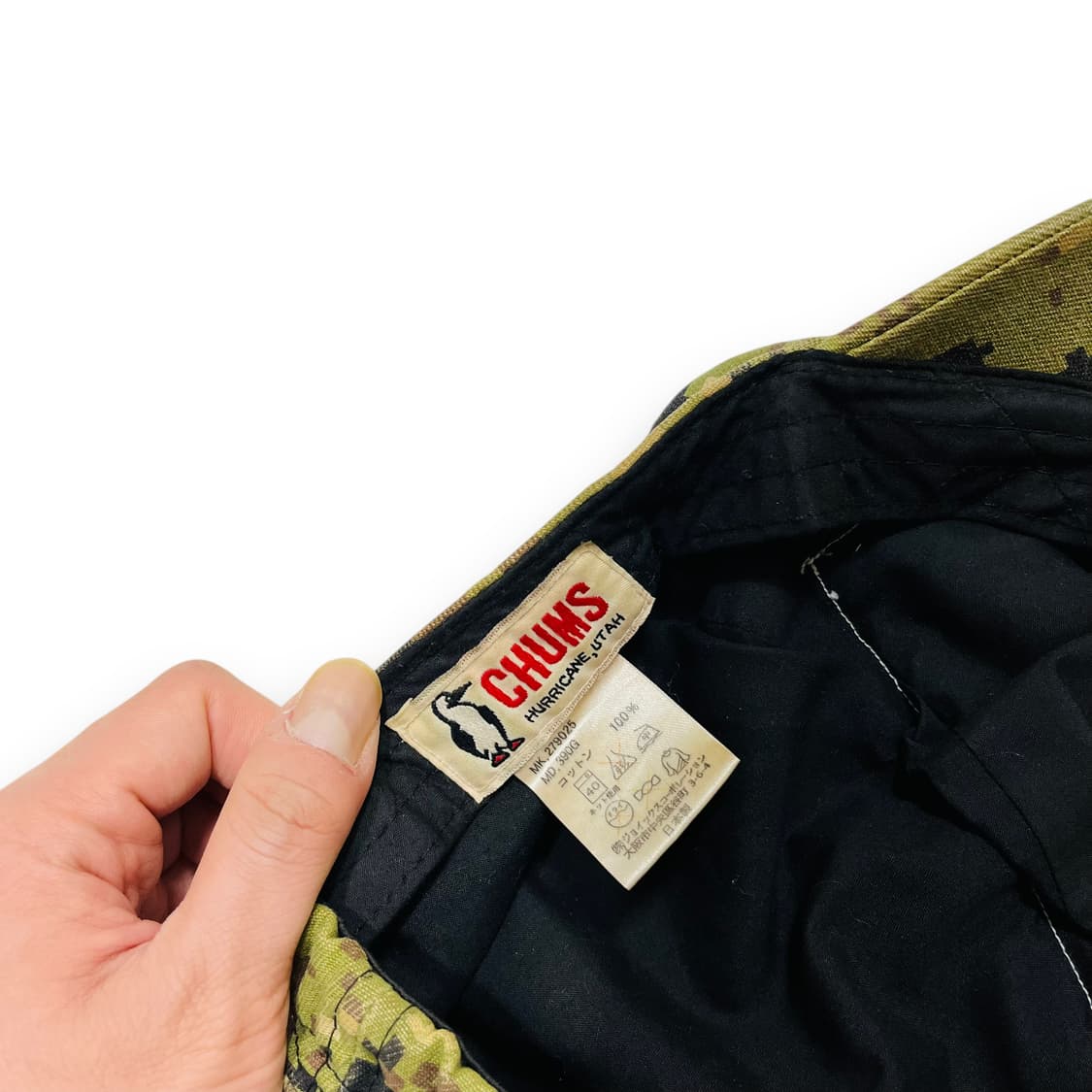 첨스 x 노스페이스 디지털 밀리터리 빈티지 군모 볼캡 상품이미지6