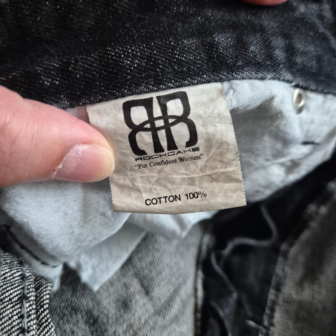 [M]락케이크 ROCKCAKE 와이드 데미지 데님 진 상품이미지7