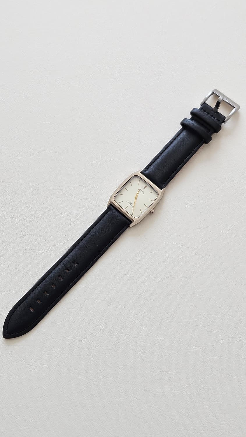 빈티지 시티즌 FORMA 사각 가죽 시계 상품이미지5