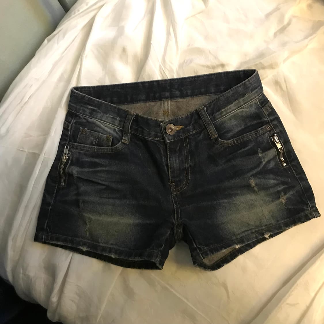 Vintage 빈티지 펑크 워싱 숏팬츠 상품이미지2