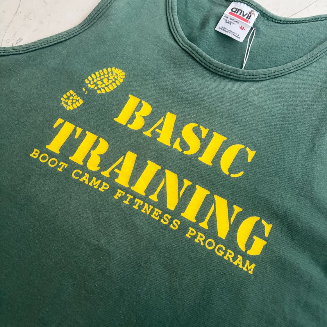 90s USA anvil 빈티지 슬리브리스 M 상품이미지4