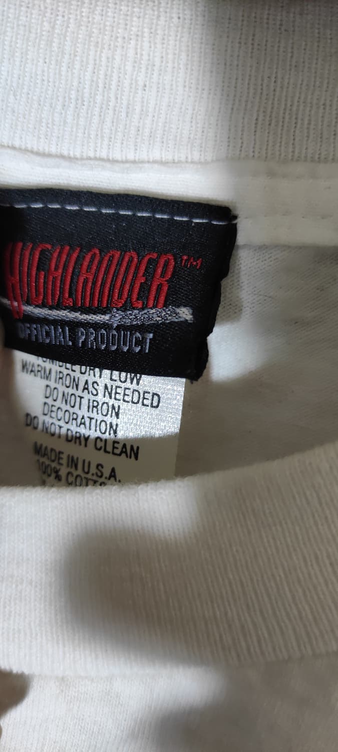 90s 하이랜더 무비 티셔츠 105 상품이미지8