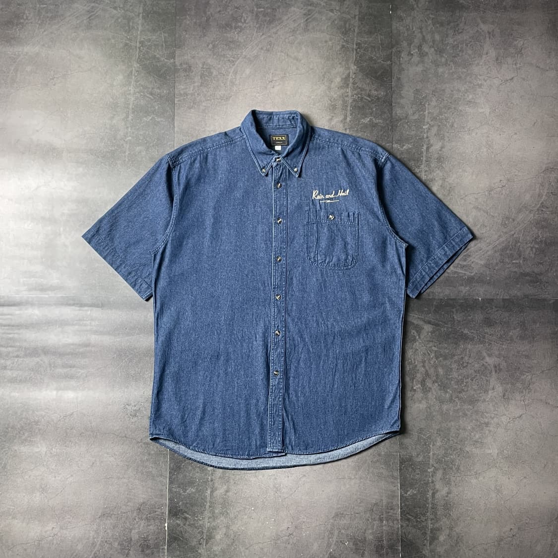 TEXX CANADA 빈티지 다운버튼 데님 셔츠 A00761 상품이미지1
