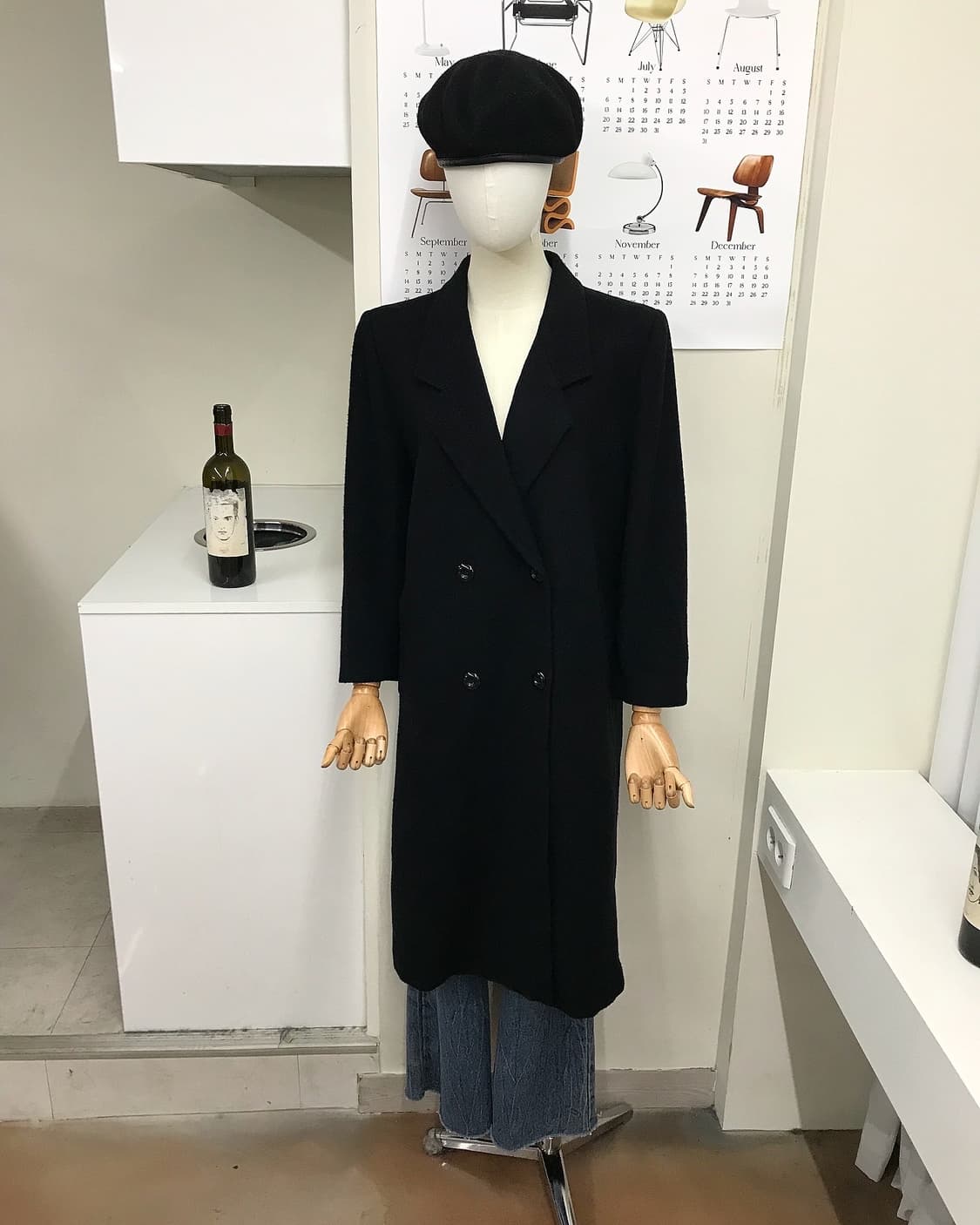 일제 캐시미어 100 더블 코트 상품이미지5