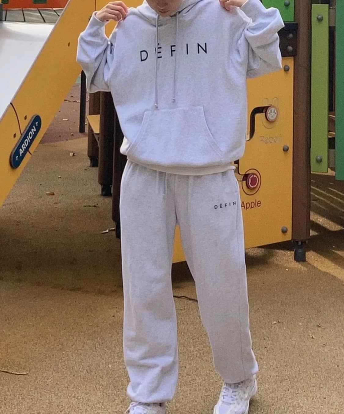 [새상품] 드핀 시그니처 로고 후디 셋업 상품이미지10