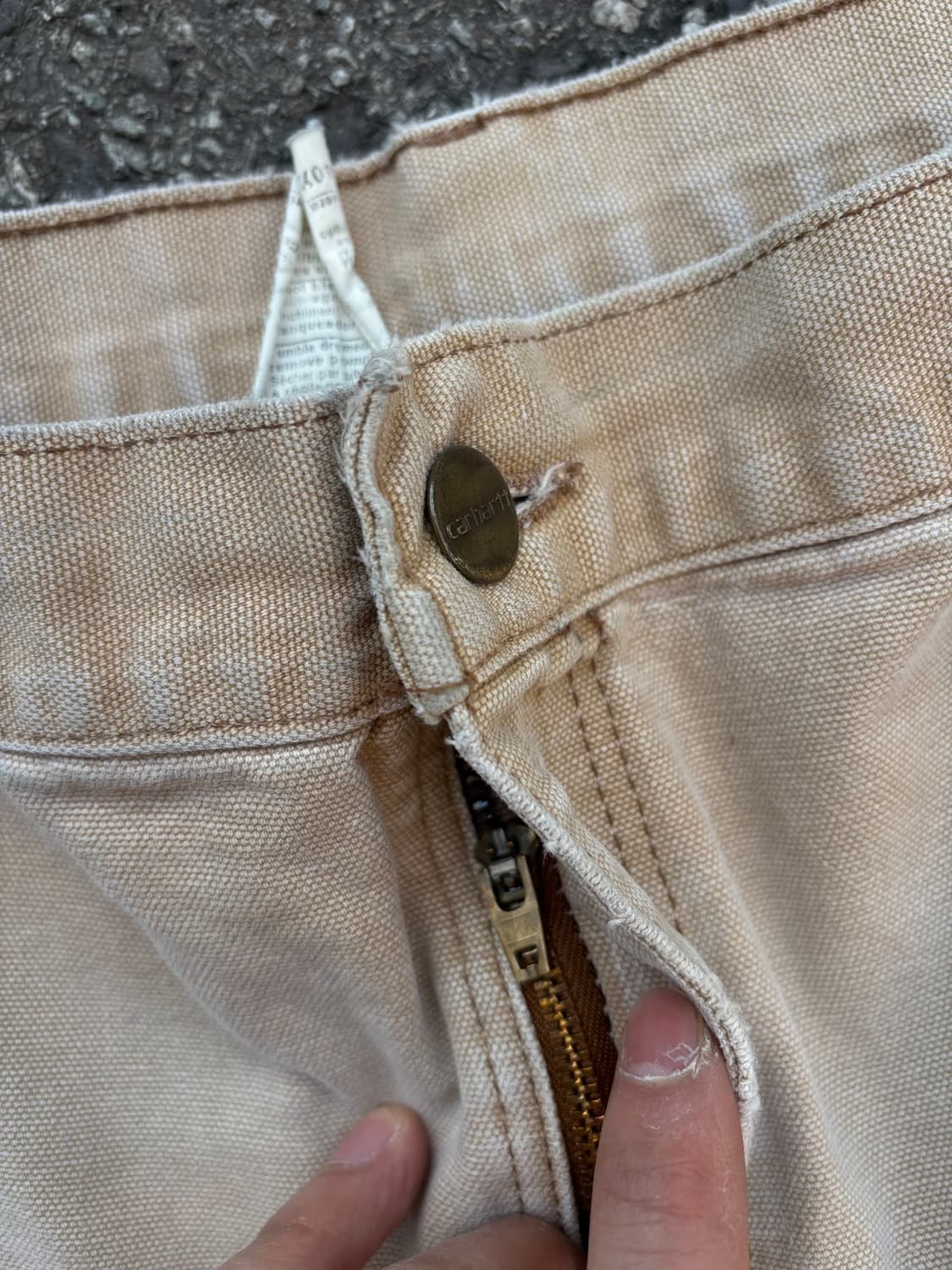 90s 칼하트 하드페이드 싱글니팬츠 상품이미지8