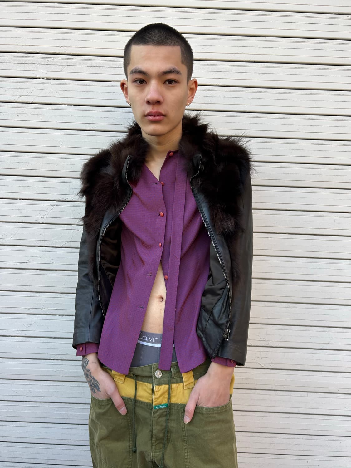 폭스퍼 램스킨 자켓 상품이미지1