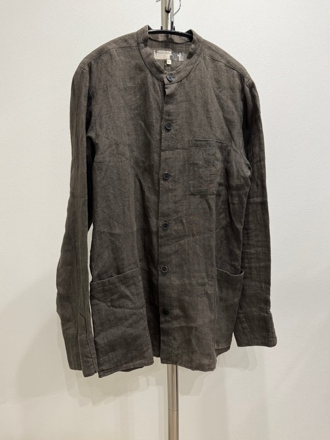 Hannibal 린넨 논카라 셔츠 상품이미지1