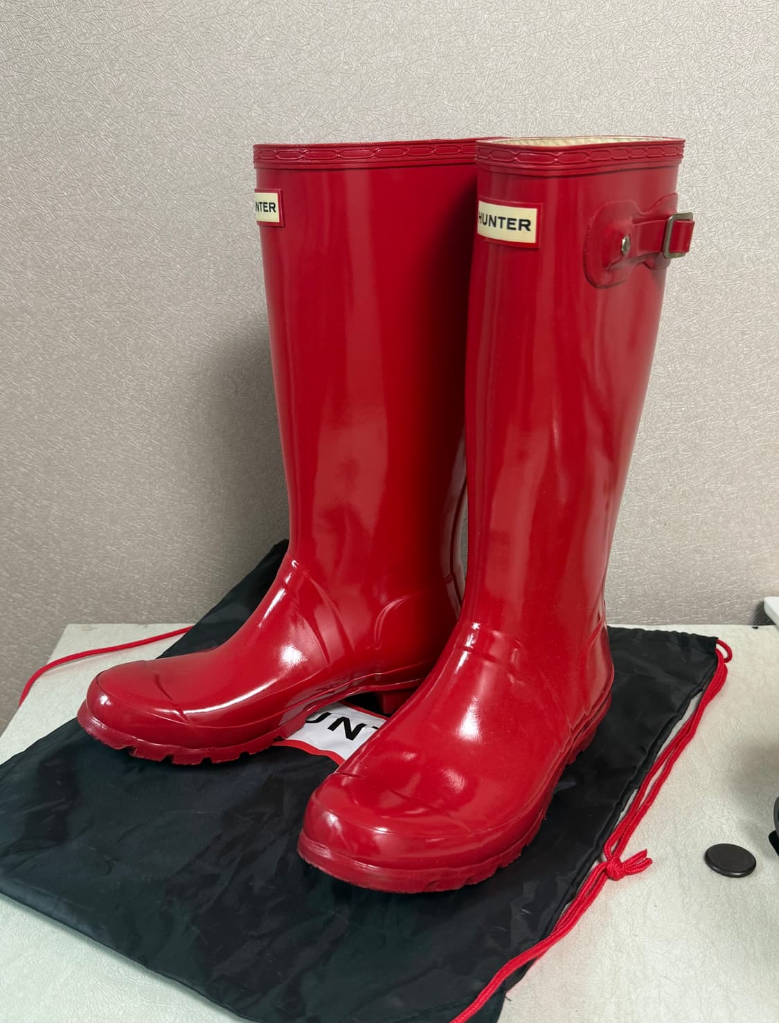 Hunter Rain Boots Glossy Red 상품이미지1