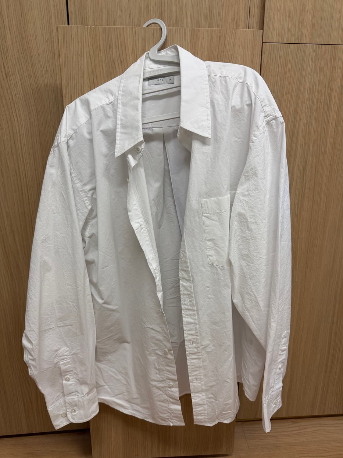 애습 스테디셔츠 퓨어화이트 M 상품이미지1