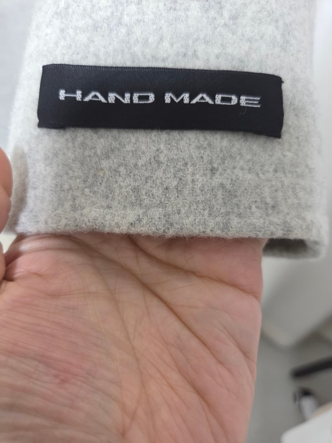 핸드메이드 반 코트 그레이 상품이미지9