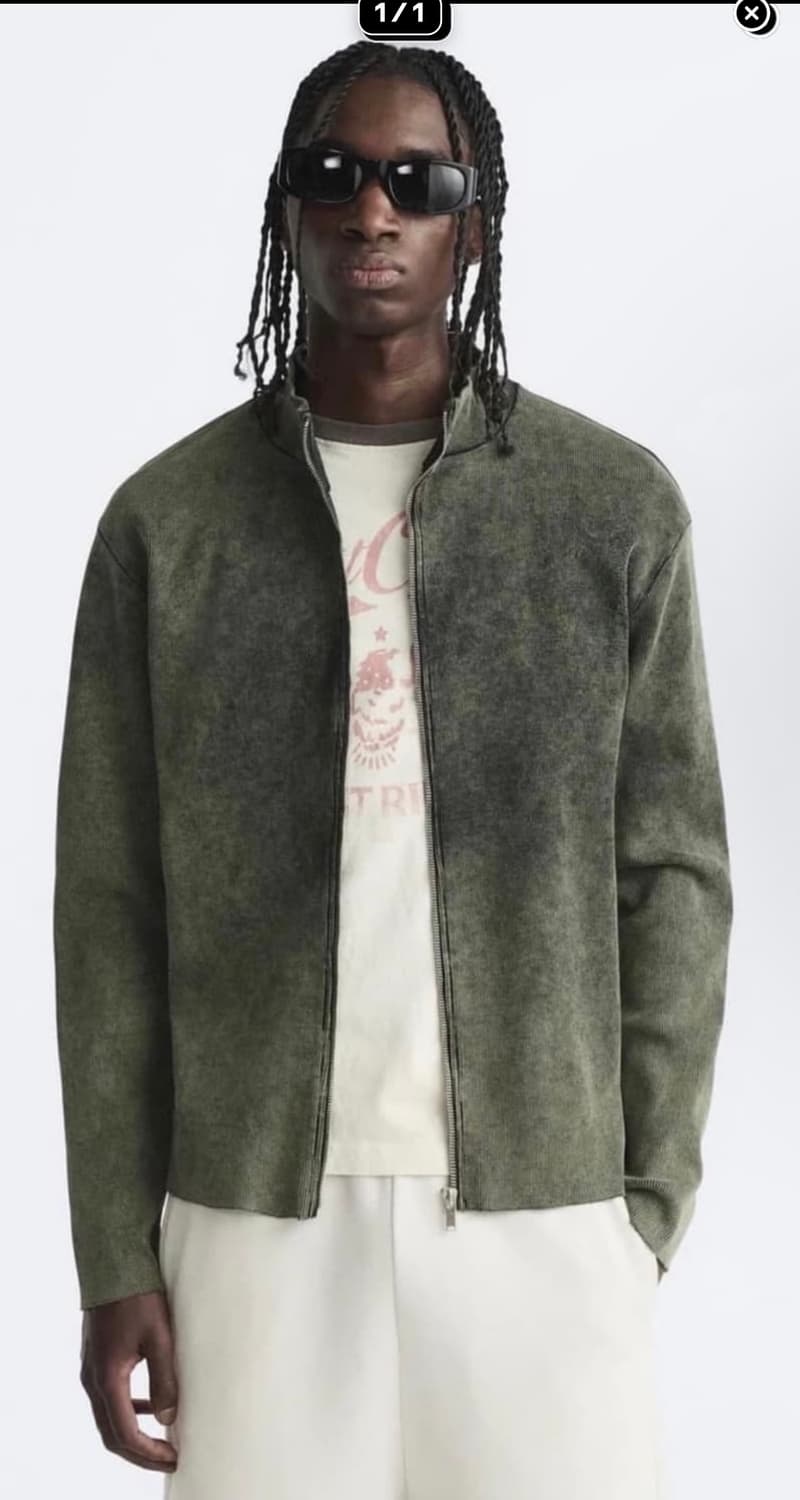 (구해요!)자라 빈티지 리브드 자켓 상품이미지1