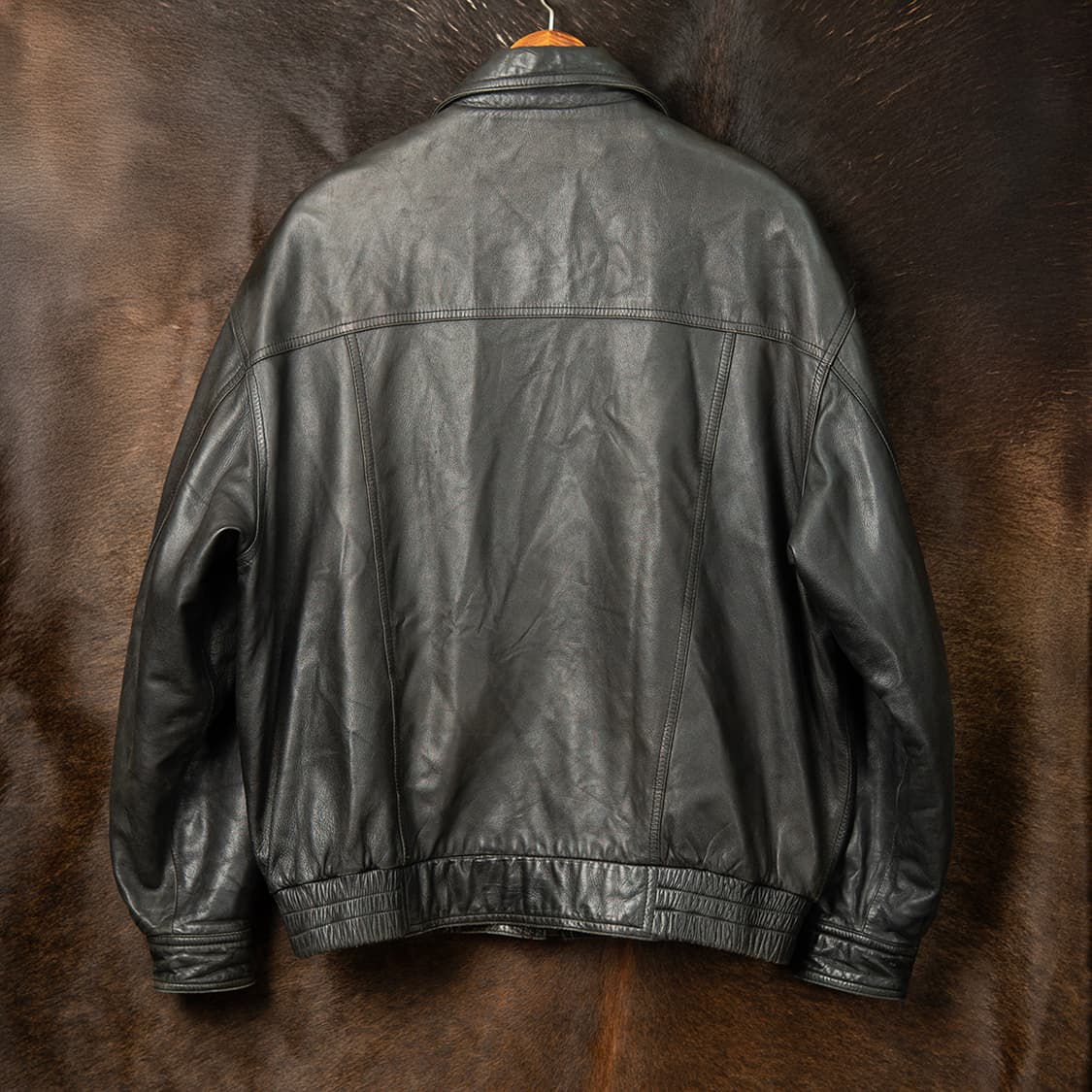 [105] 90s YSL 입생로랑 뿌르옴므 양가죽 봄버 자켓  상품이미지2