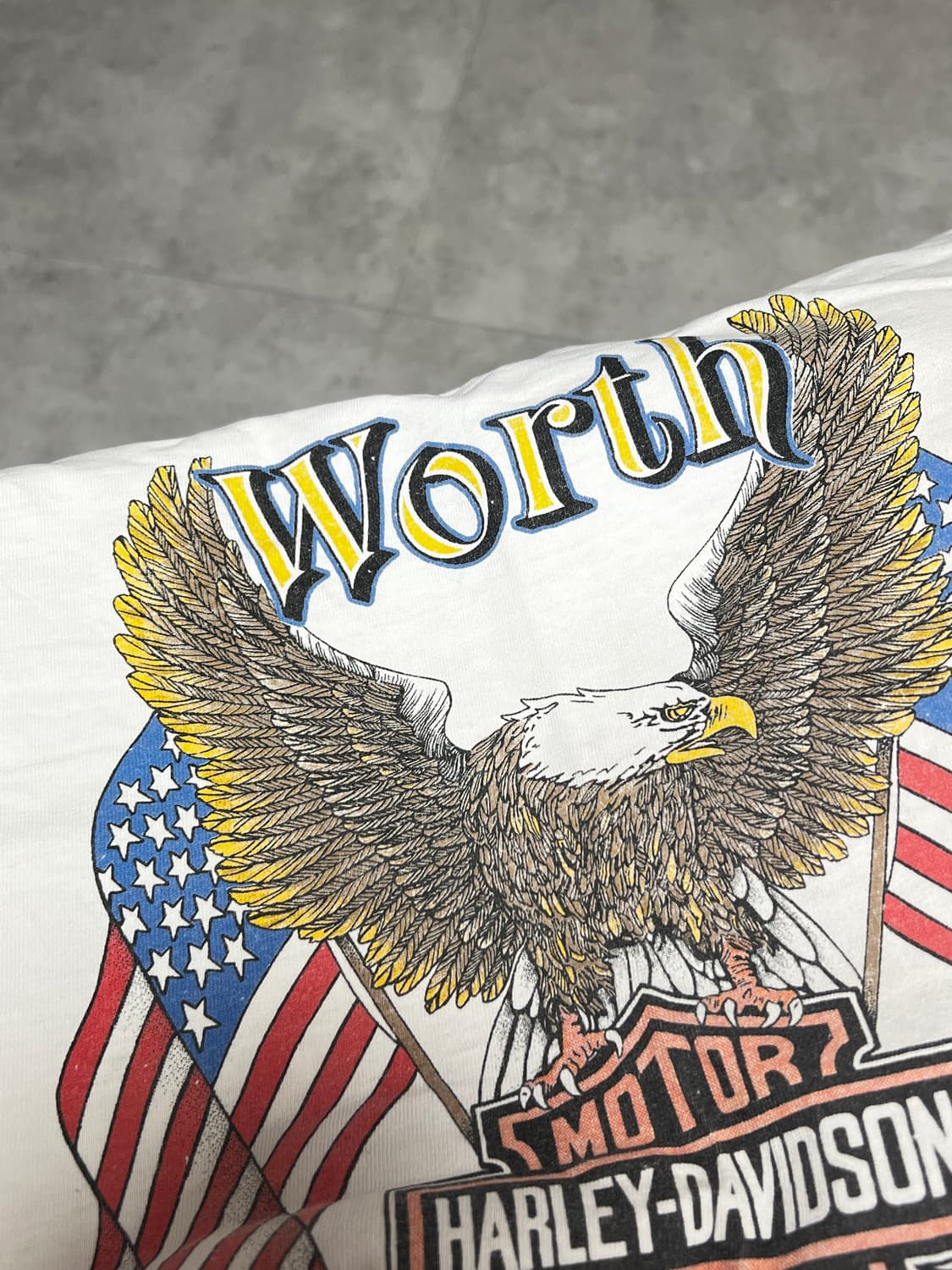 할리데이비슨 자수 반팔 xl 상품이미지3