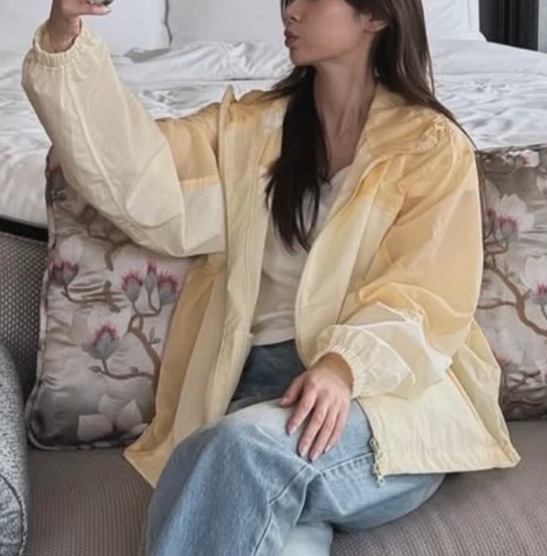 새상품 컨디션/ 더오유 바람막이(현재 공홈 품절) 상품이미지1