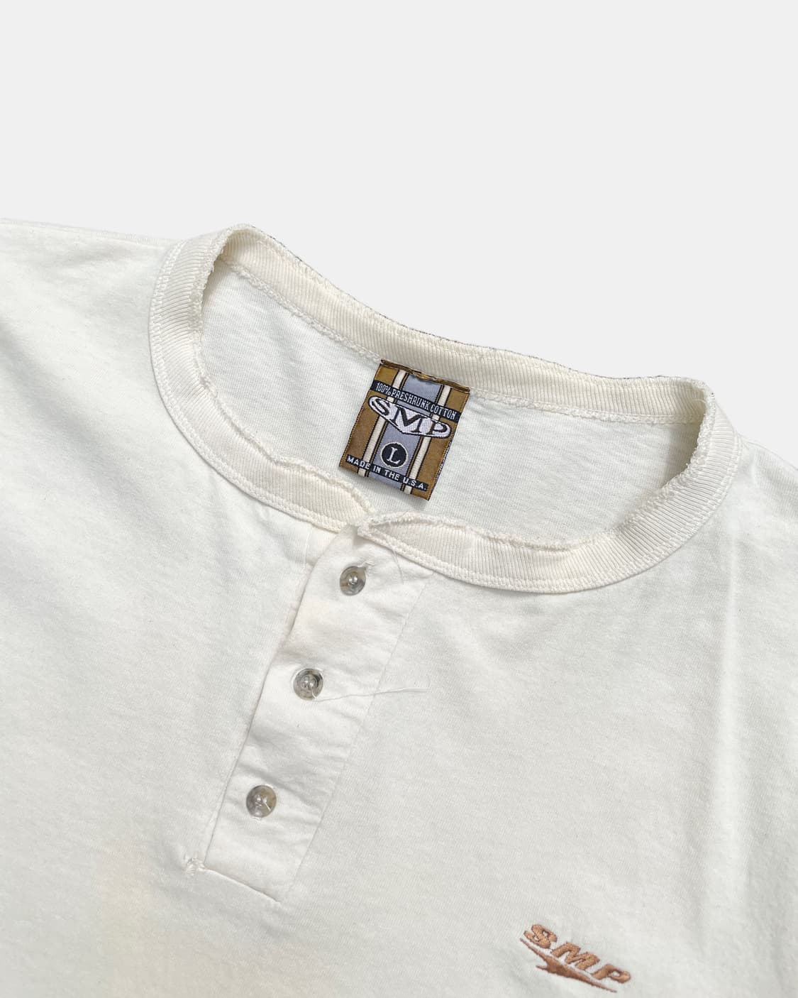 90’s two-tone henley neck tee 상품이미지2