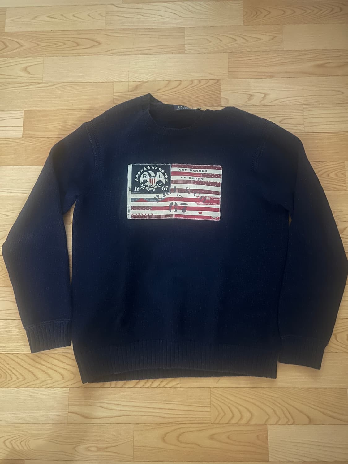 폴로 랄프 로렌 성조기 네이비 스웨터 상품이미지1