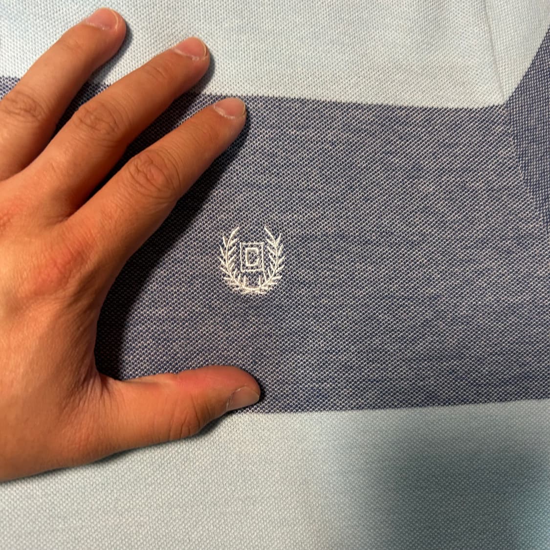 [2XL] 챕스 스트라이프 카라 반팔 상품이미지2