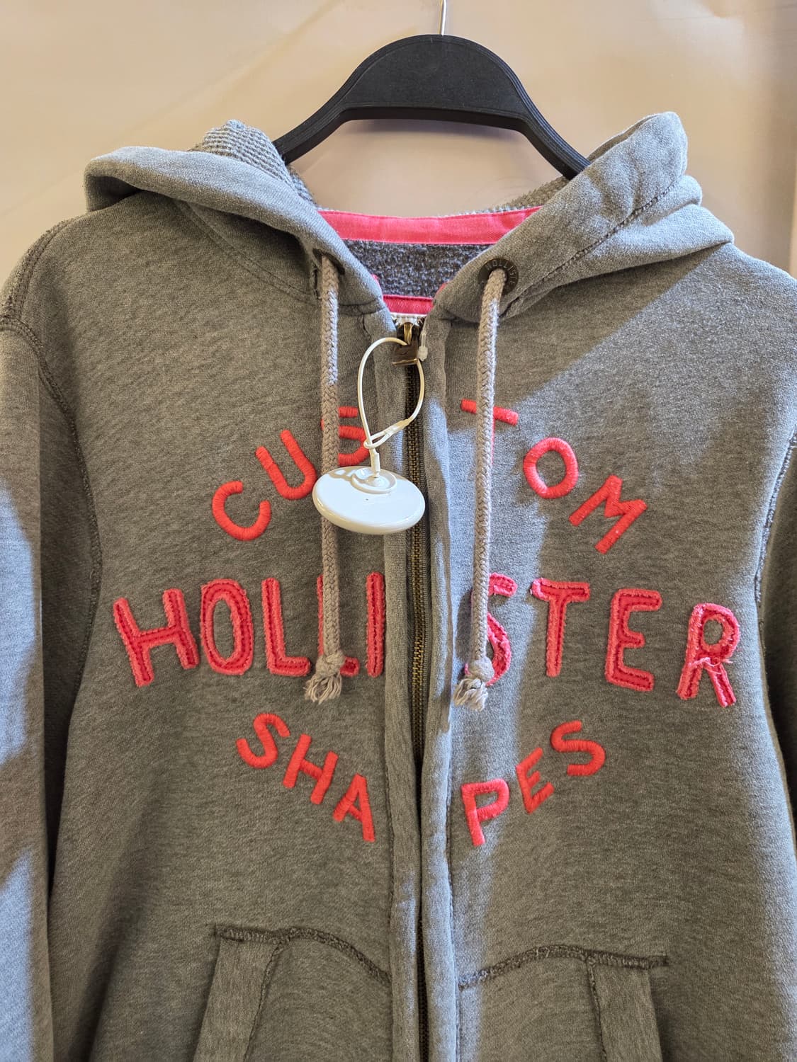 홀리스터 그레이 오버핏 후드집업 상품이미지2