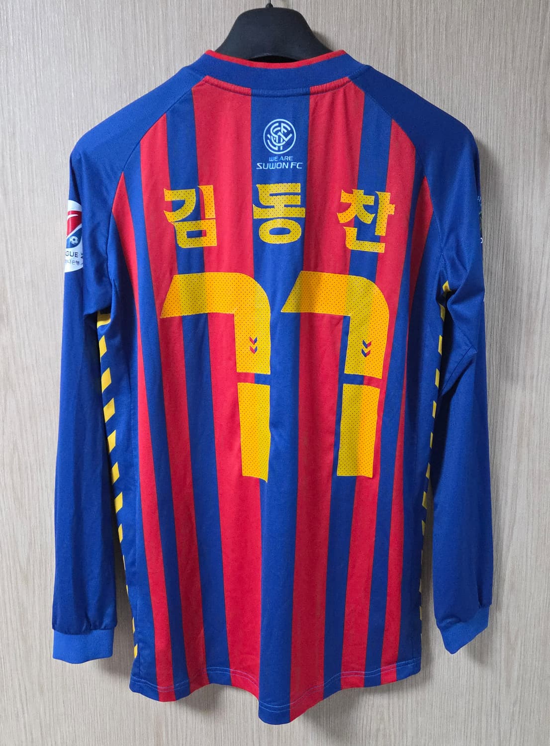 (착샷) 수원FC 긴팔 유니폼 져지 험멜 상품이미지5
