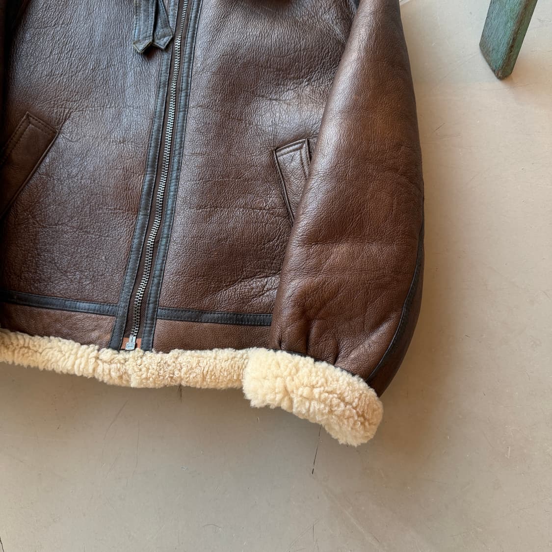 B-3 sheepsikn 무스탕 자켓 상품이미지2