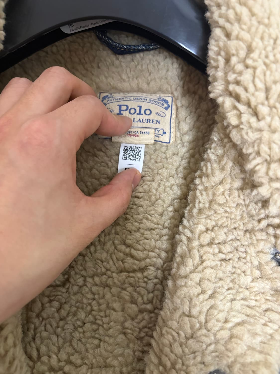 폴로 쉐르파자켓 고윤정 착용 S 상품이미지3