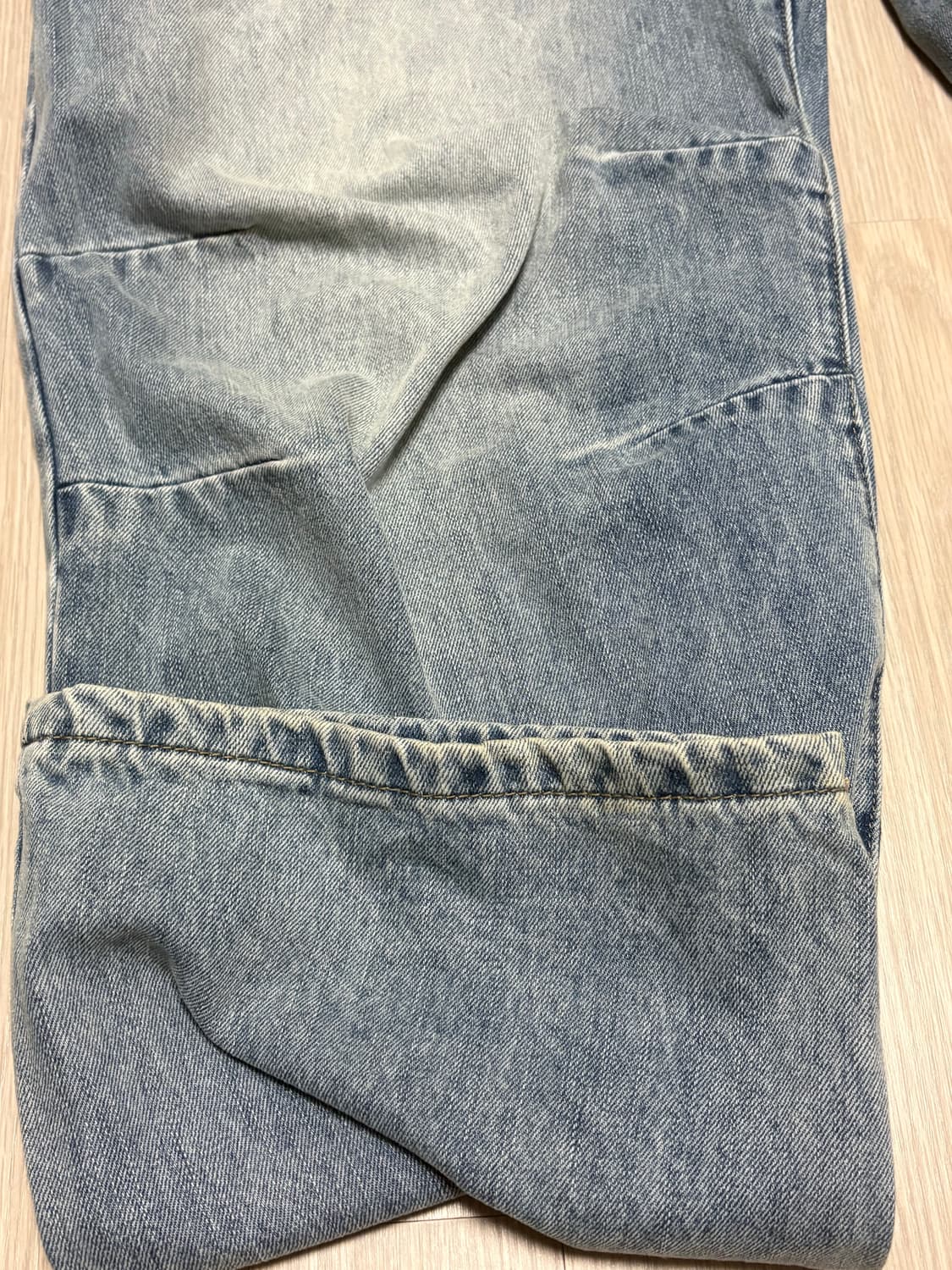 노드 와이드 배기 데님팬츠 1사이즈 상품이미지6