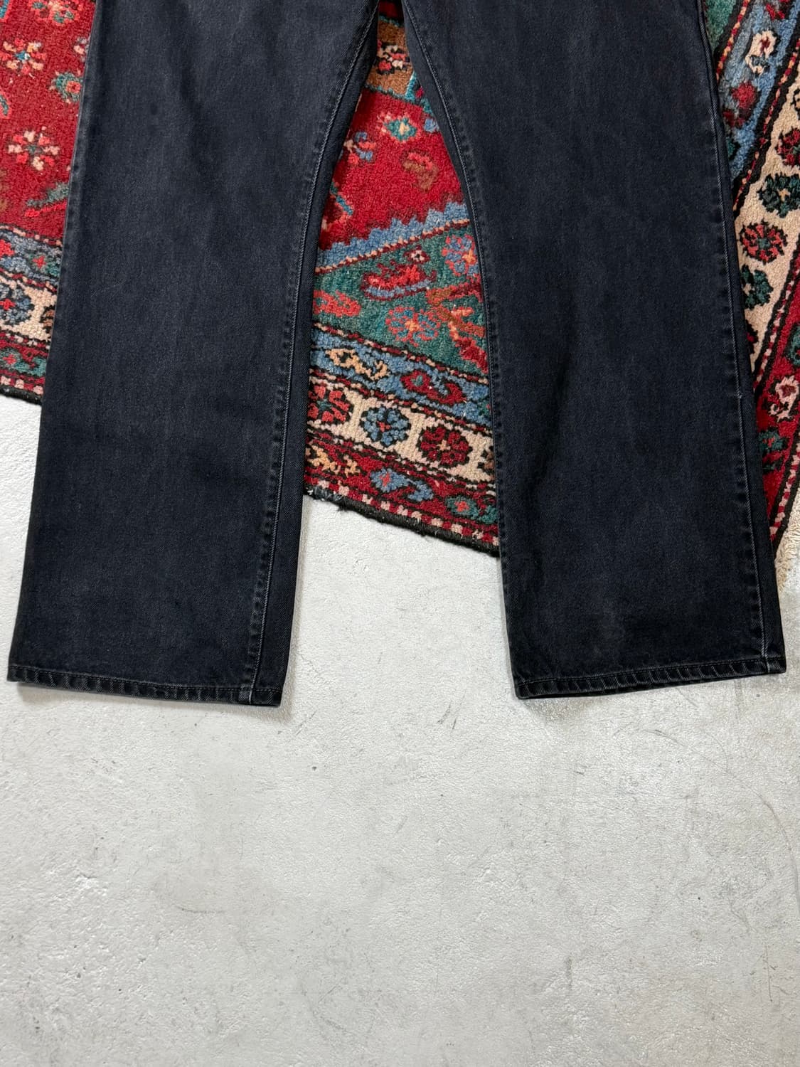 00's 빈티지 리바이스 517 블랙 부츠컷 플레어진 상품이미지8