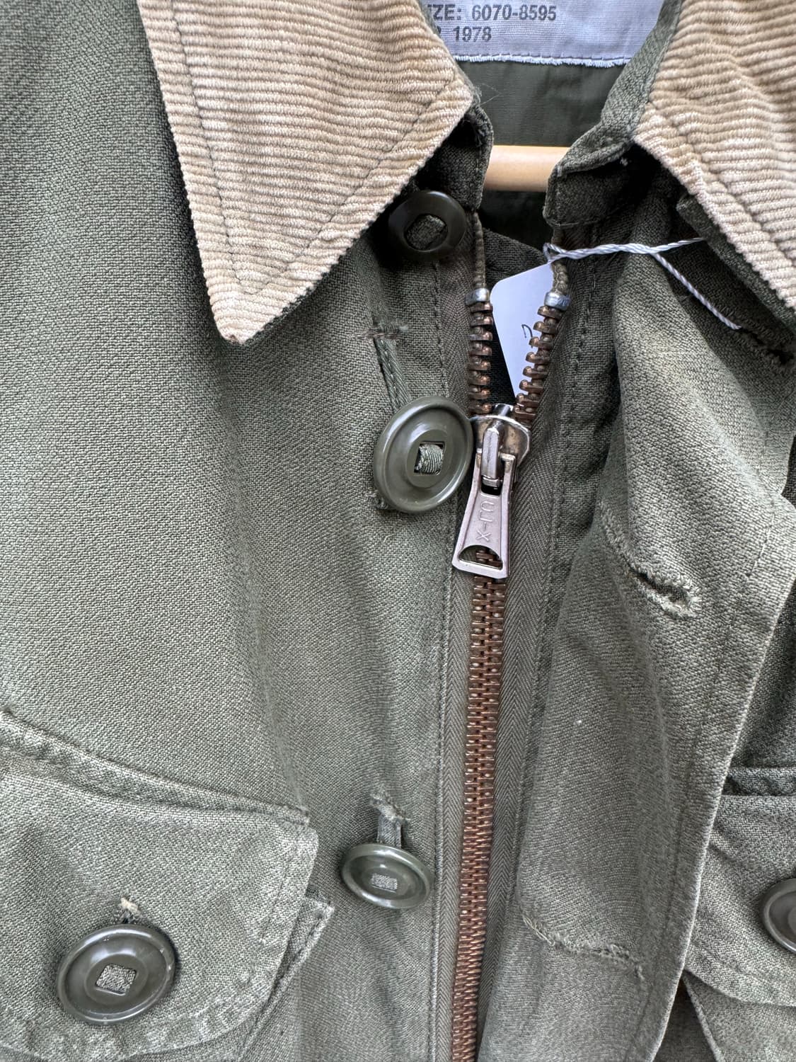 70s 오리지널 캐나다군 mk2 컴뱃 필드 자켓 내피포함 상품이미지3