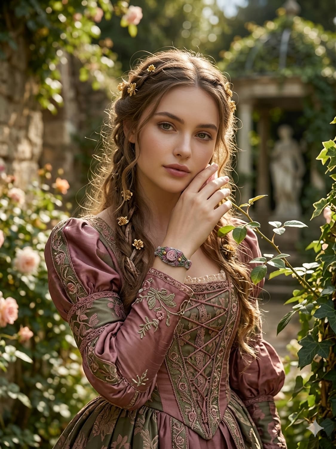 비밀의 숲 속 장미 팔찌 상품이미지6