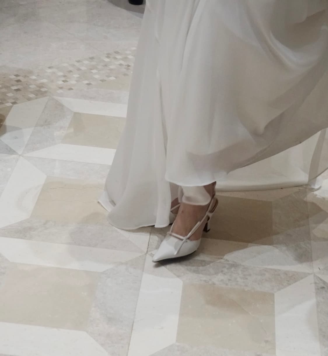 드래곤블루스 스릴 리본 슬링백 웨딩슈즈 240 상품이미지1