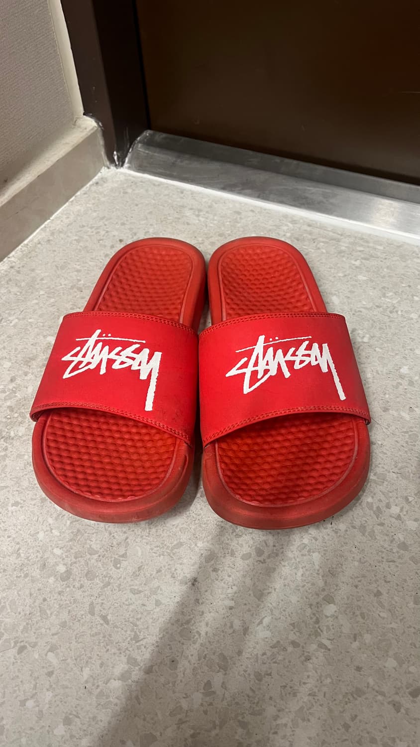 스투시 나이키 콜라보 슬리퍼 정품 사이즈 240 상품이미지1