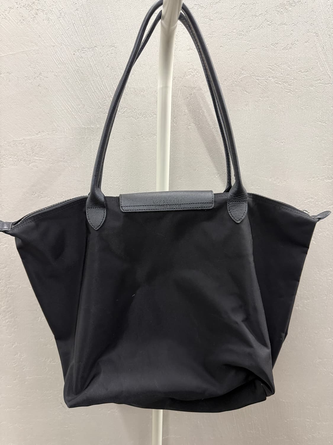 롱샴 르 플리아쥬 숄더백 블랙 라지 상품이미지5